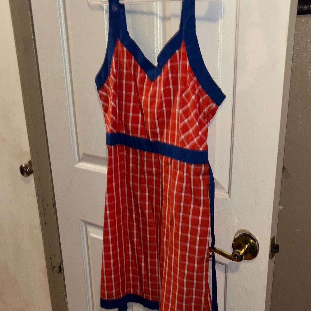 Florida Gators Plaid Dress - Orange and Blue